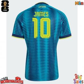 Colombia James Rodriguez #10 Replica Away Stadium Shirt World Cup 2026 Short Sleeve